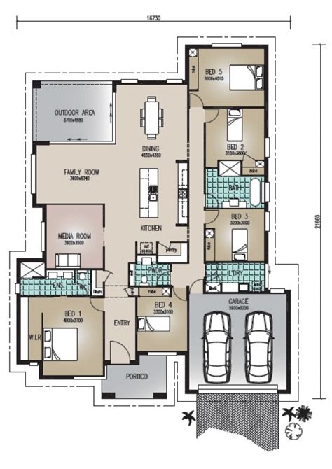 5 bedroom floor plans perth